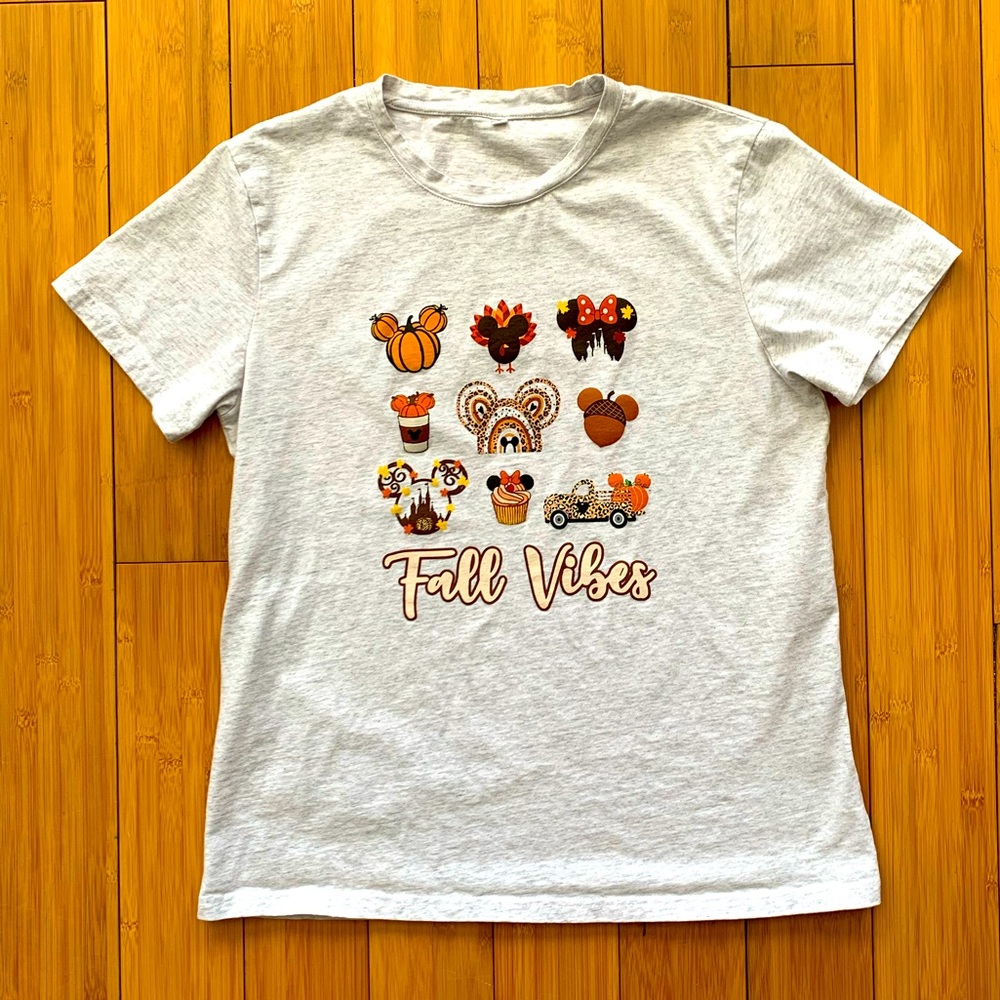 Fall Vibes Mickey and Minnie Shirt